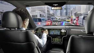 Virtual and augmented reality in cars