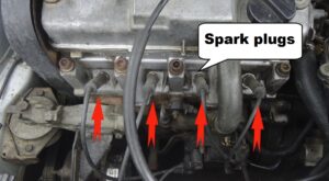 Instructions for changing spark plugs